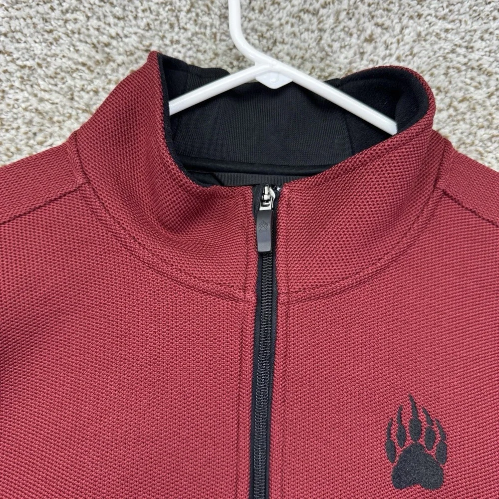 Alaskan Hardgear Gravel Tec Fleece Men's 2XL‎ XXL 1/4 Zip Pullover Jacket Red